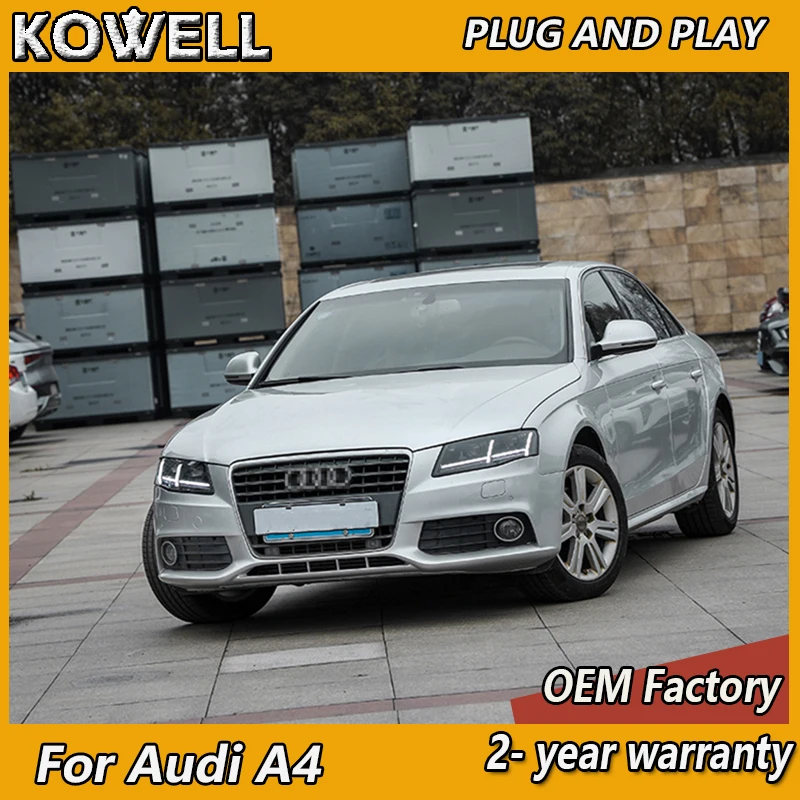 

Car Styling for Audi A4 B8 Head Lights 2009-2012 A4L Headlight DRL Turn Signal Low High Beam Projector Lens