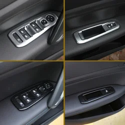 For Peugeot 308 ABS Window Switch Cover Glass Lifter Button Panel Decoration Sticker Car accessories
