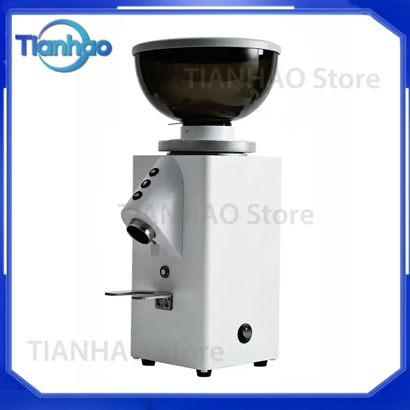 Coffee Bean Grinder for 60MM Flat Burr Disc Grinders 500g Bean Hopper Quick Release Flat Burr Disc Adjustable Grind