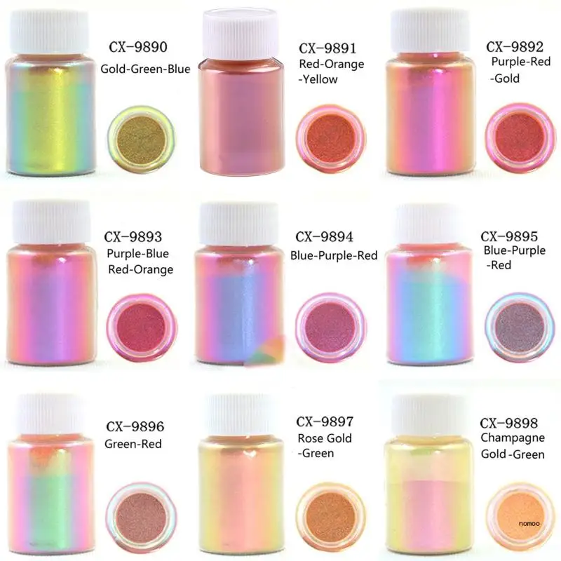 Color Shifting Pearl Pigment Mica Powder for Nail Art Lip Gloss