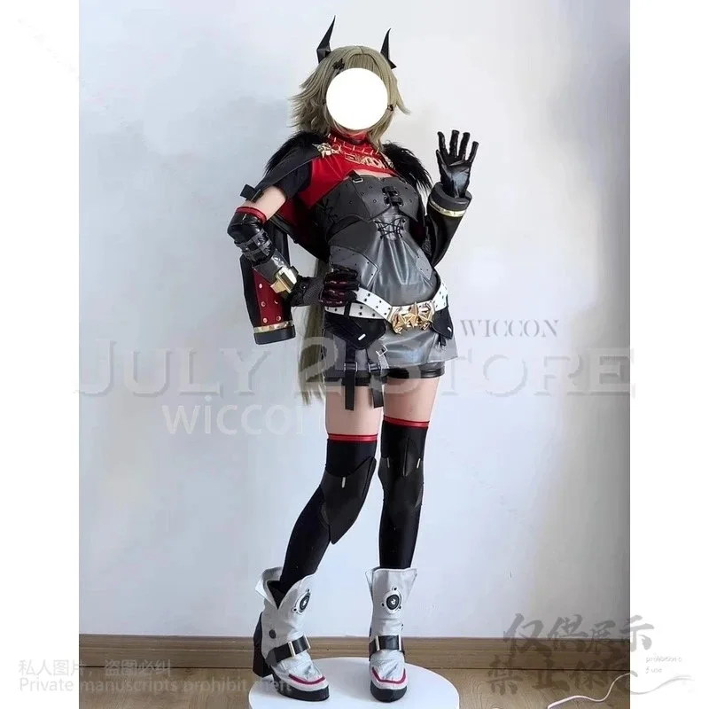 

asdh8@Anime game Zenless Zone Zero Cosplay Caesar King Costume Uniform Wigs Coat Accessories Halloween Party Woman Customiz