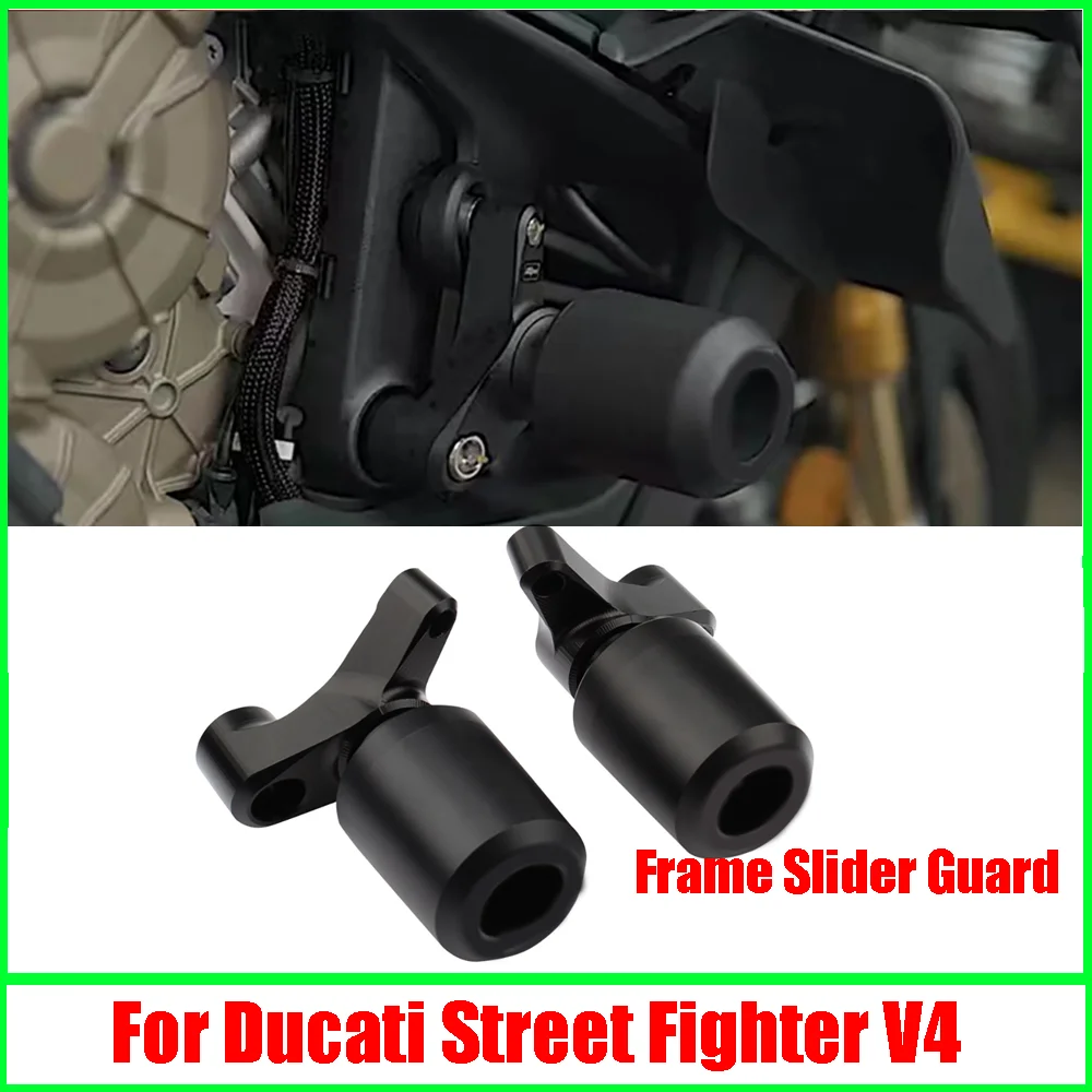 

For Ducati, Street Fighter V4 New Motorcycle CNC Falling Protection Frame Slider Fairing Guard Anti Crash Pad Protector