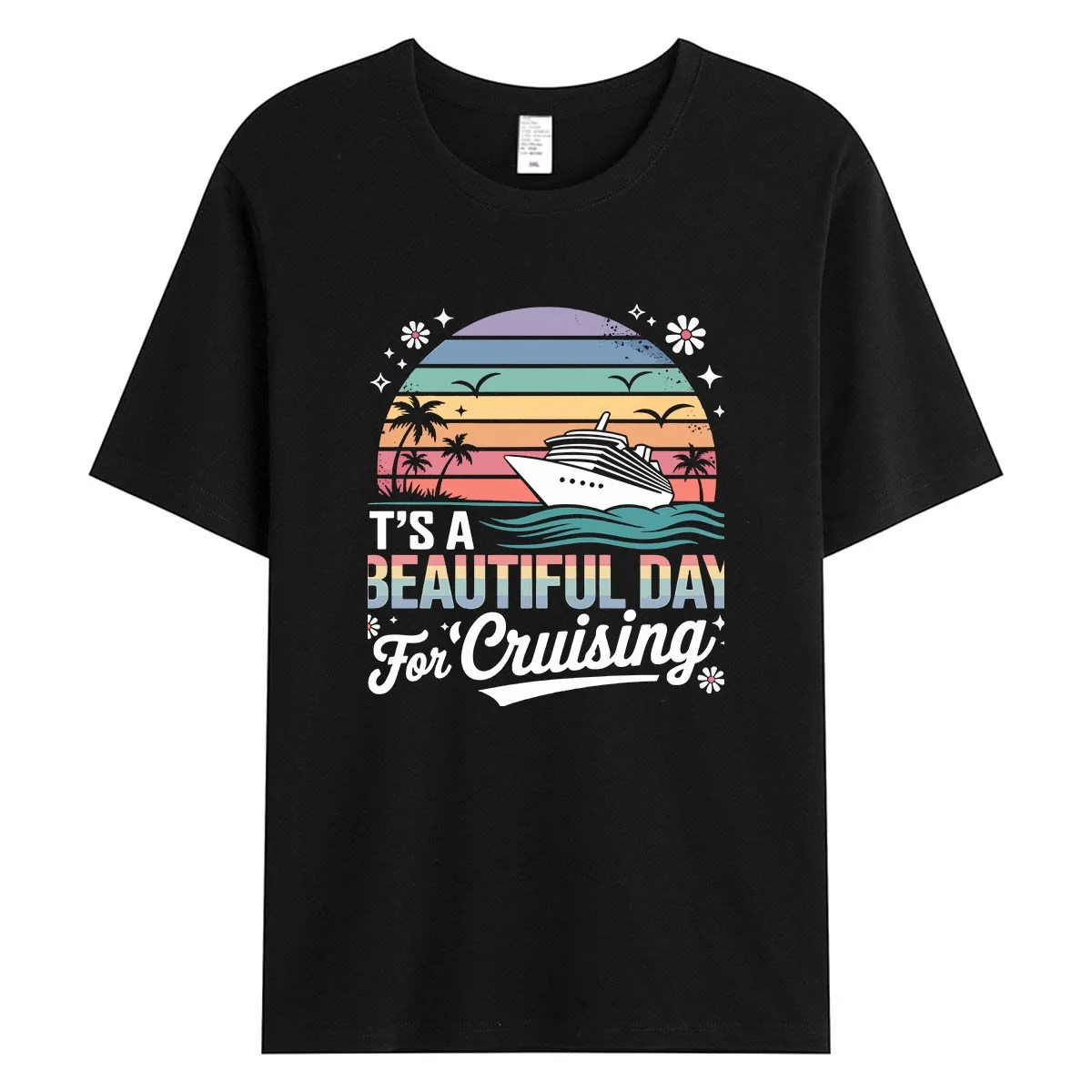 

Women Tee New Graphic Print Lady Tops Summer Loose Fit Crewneck Soft & Breathable Cotton T-shirt Short Sleeve Tshirt Fashion