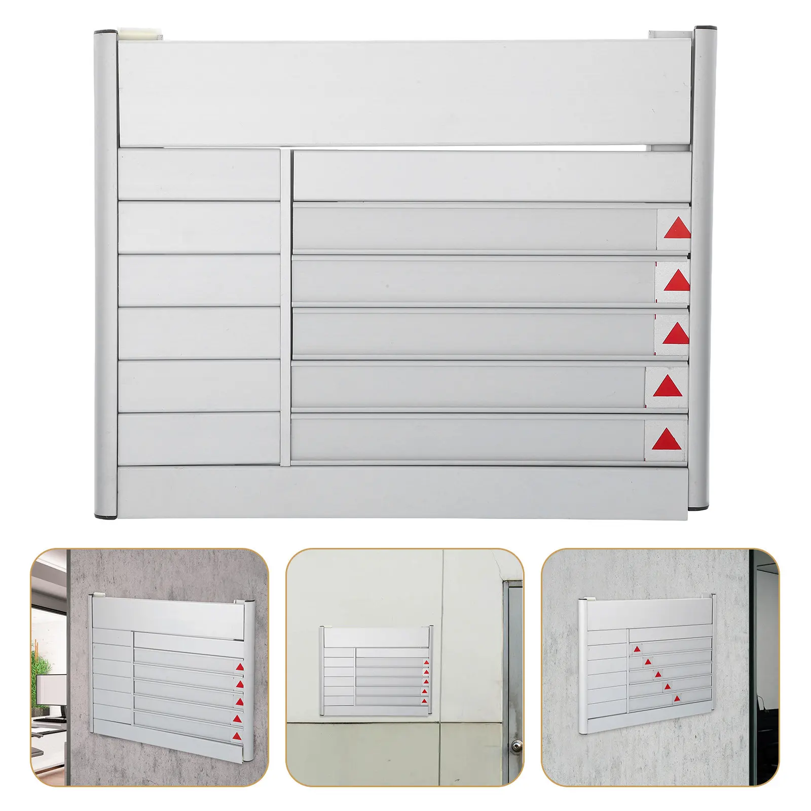 

Aluminum Alloy Office Status Sign Professional on-Duty Indicator Employee Count Display Business Directional Plaque for Hospital