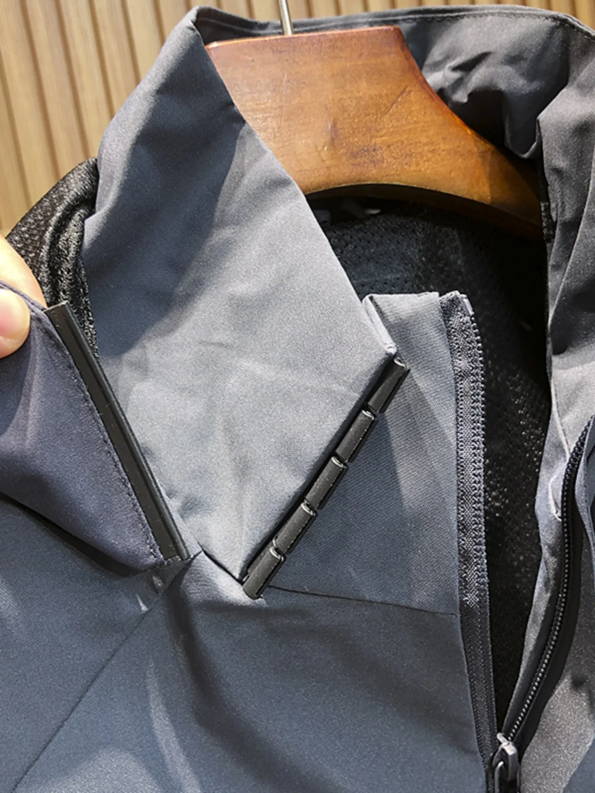 سلسلة وظيفية في الهواء الطلق مقاومة للرياح رقيقة رياضية عادية الخياطة Jaet معطف الوقوف صالح الشباب ular الخريف طويل Sve مقنعين