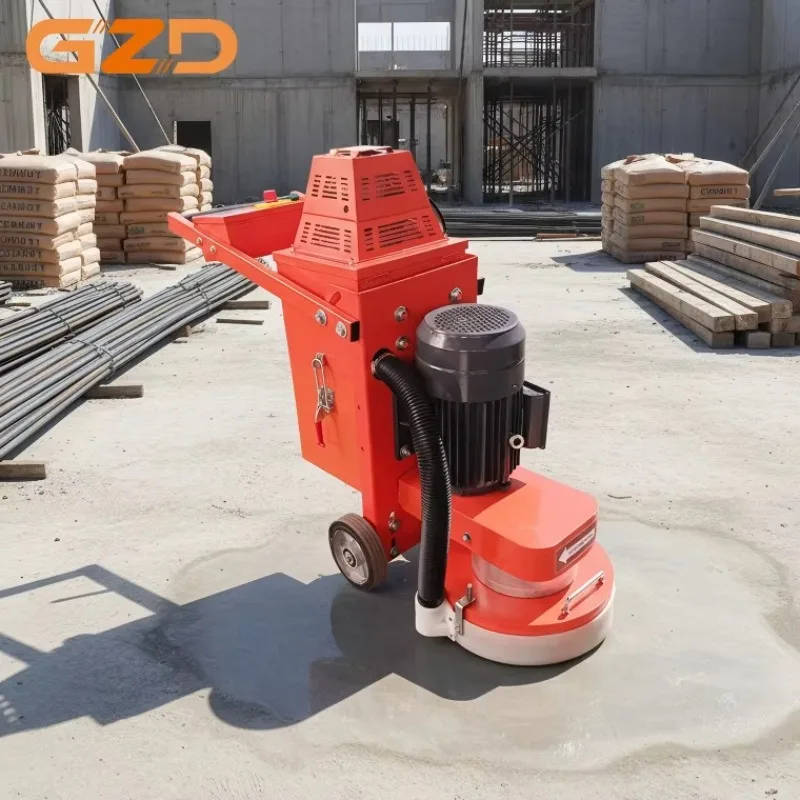 GZD Factory Sale Electric 110V 220V 380V Road Machine Diamond Epoxy Floor Grinding Concrete Grinder Machine