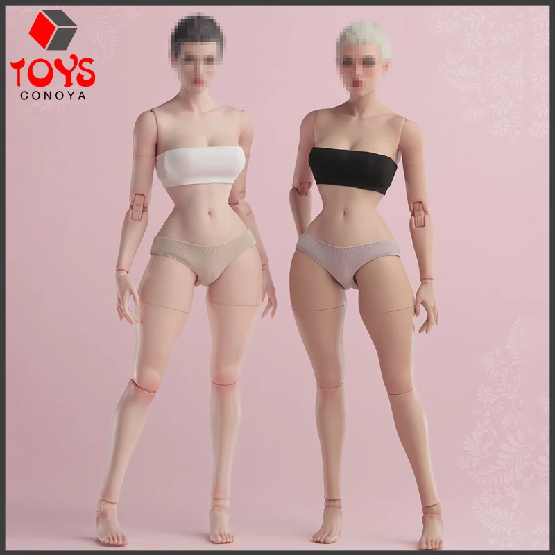 

Worldbox AT210 1/6 Scale D Cup Bust Wasp Waist Joint Body 27cm Pale Light Tan Female Soldier Action Figure body Model