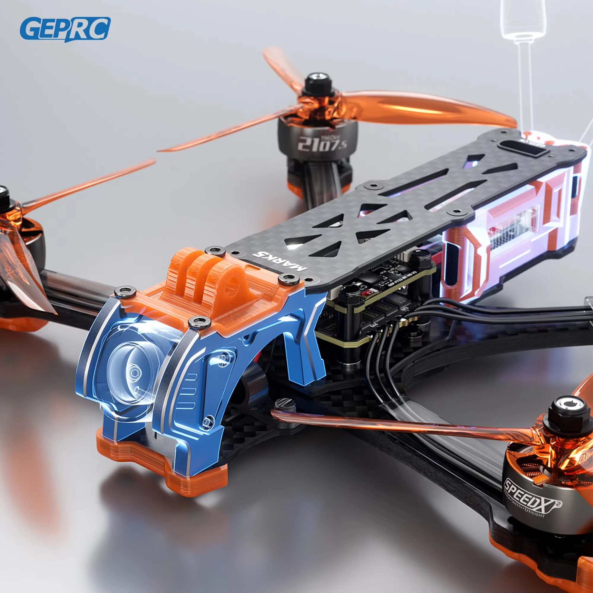 GEPRC MARK5 O4 プロ DC WTFPV フリースタイル FPV ドローン GEP-F722-BT-HD V3 AT7456E チップ PNP / ELRS 2.4G /TBS NanoRX バージョン RC クアッドコプター