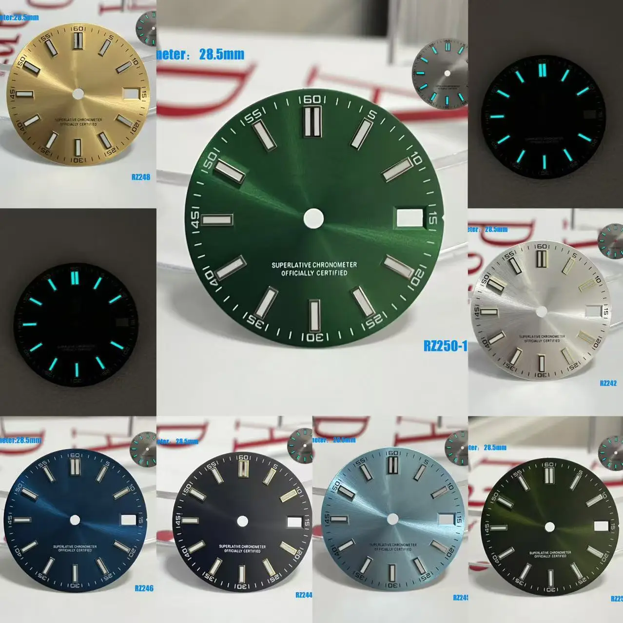 S Logo Dial 28.5mm NH35 Watch S LOGO Dial S Dial Nh35 Date Numerals S Dial Suitable For NH35 Movement Watch Accessories