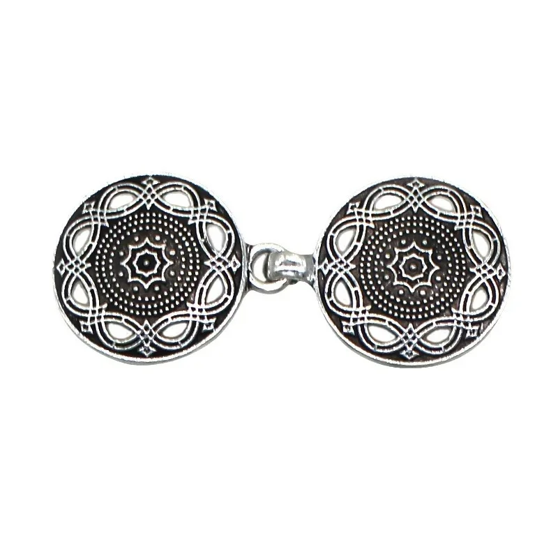 Women Carved Flower Cardigan Sweater Blouse Shawl Clips Shirt Collar Shawl Brooch Retro Duck Clip Clasps Charm Accessories Gift