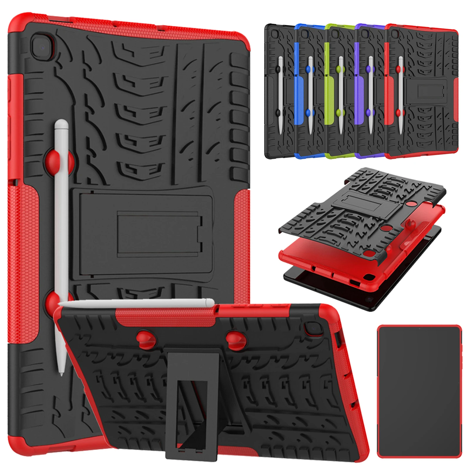 For Samsung Galaxy Tab S6 Lite 10.4 inch Tablet Rugged Shockproof Case Cover