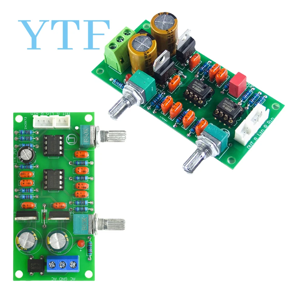 Dual Power Low-pass Superheavy Subwoofer Filter Board Bass Split Filter Machine Finished Kit PCB Empty Board