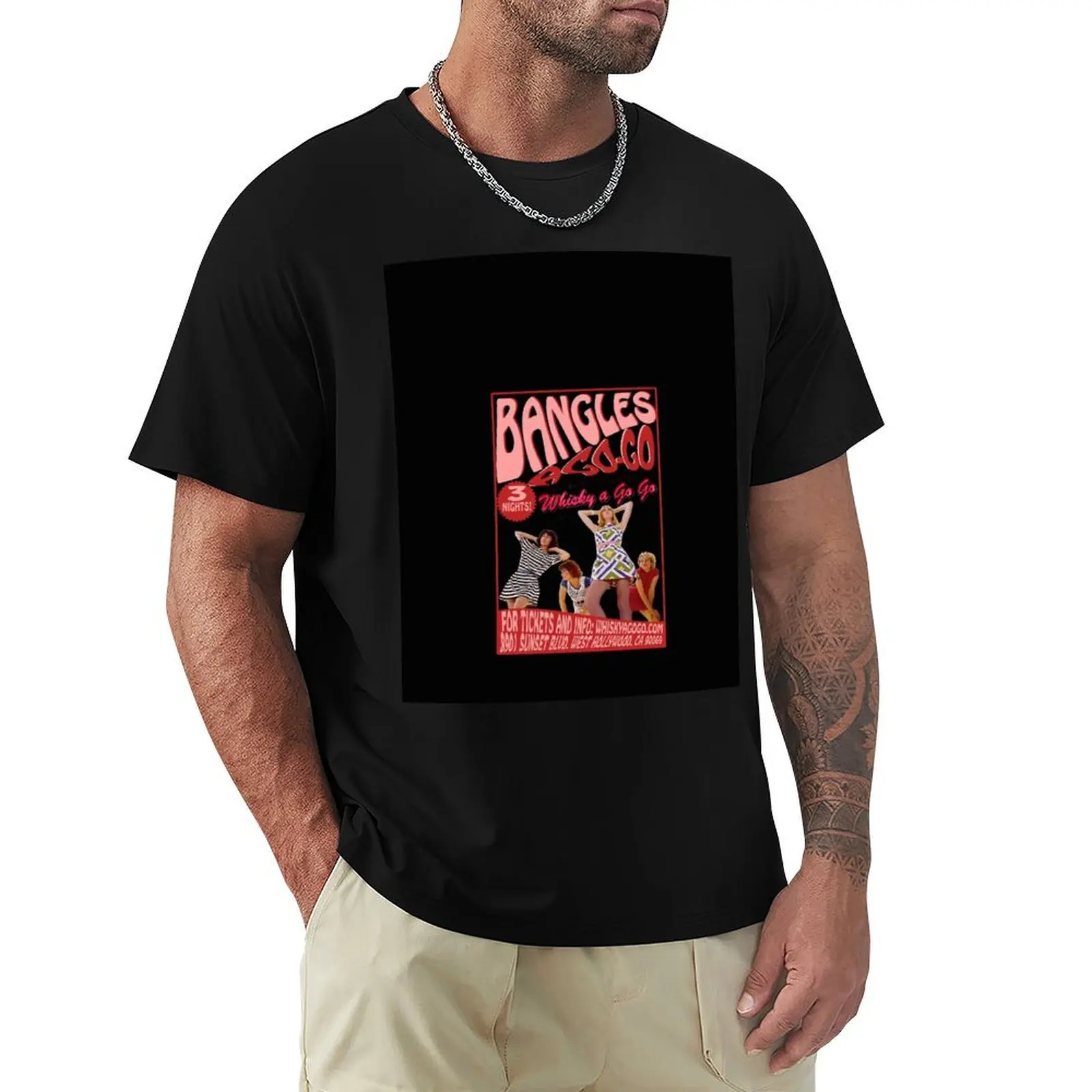 The Bangles a go go shirt T-Shirt t shirts for man cotton T-Shirt