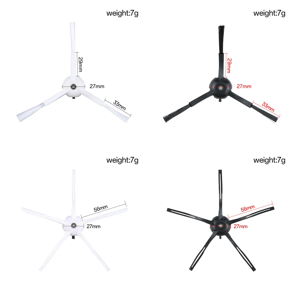 For XiaoMi Roborock S5 S50 S51 S55 S6 S60 S6 Pure Vacuum Cleaner Accessories HEPA Filter Mop Cloth Side / Main Brush Spare Parts