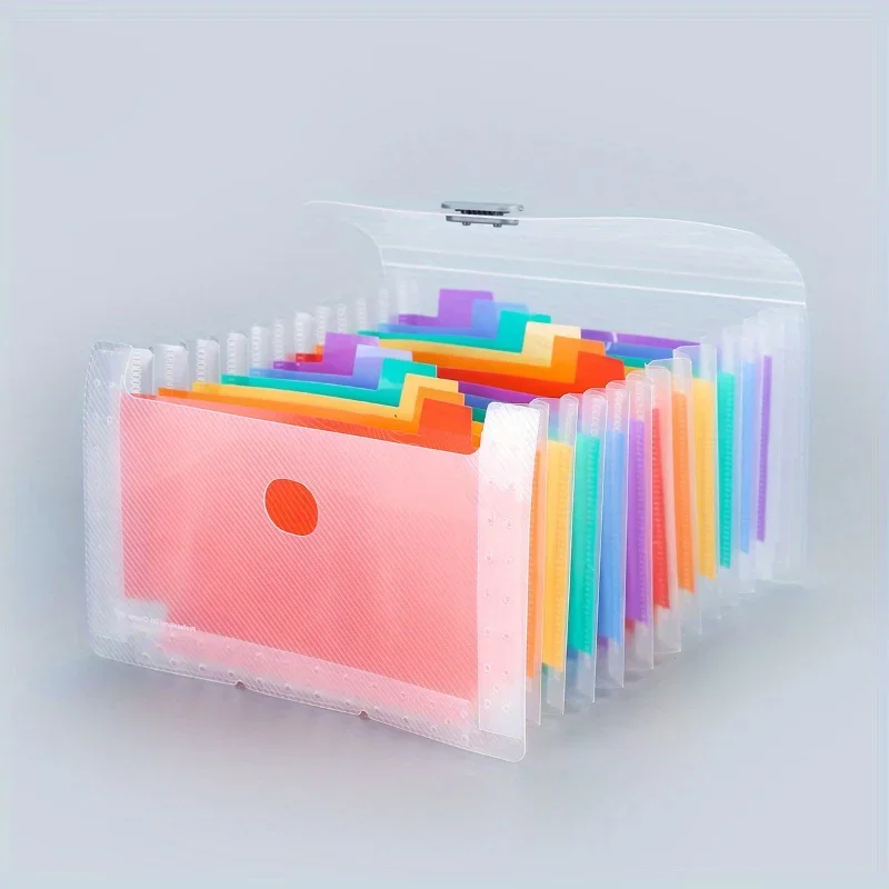 

Мини-папка-гармошка A613, компактный портативный органайзер для квитанций, папка для купюр, купонов и документов с 13 карманами