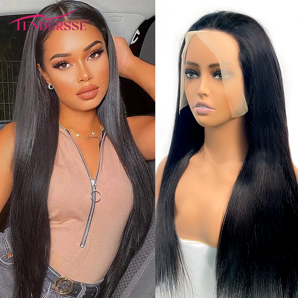 

Tendersse Straight Lace Front Wigs Human Hair 13x4 HD Lace Front Human Hair Wigs for Black Women Glueless Brazilian Hair Wigs