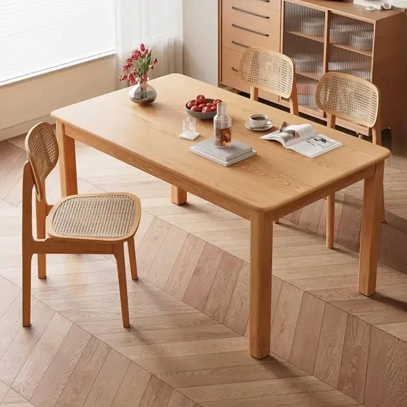 /*/Service Party Dining Table Unique Rectangular Interior Dining Table Coffee Chinese Style Large Size Mesas De Jantar Home Deco
