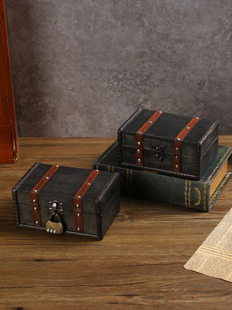 

Свободная деревянная шкатулка для драгоценностей в стиле ретро, органайзер для хранения серег и браслетов, винтажный органайзер ручной работы Crt, настольный аксессуар для всех