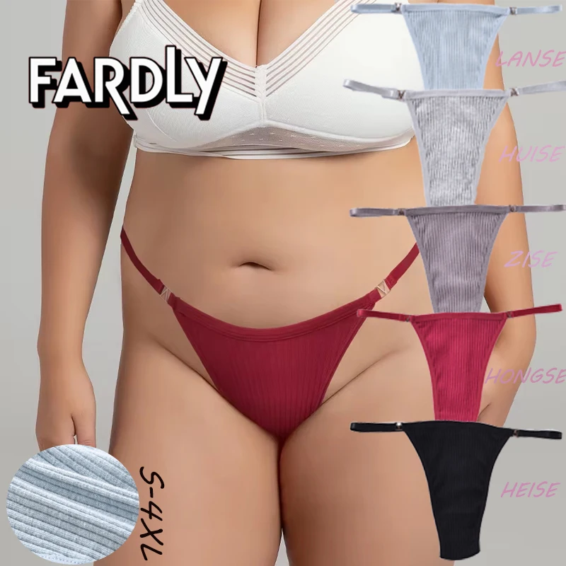 Calcinha de lingerie rosqueada, 3 peças, calcinha feminina, tanga feminina, moda, com fio-dental, triângulo, S-4XL, cintura baixa, tanga, tanga