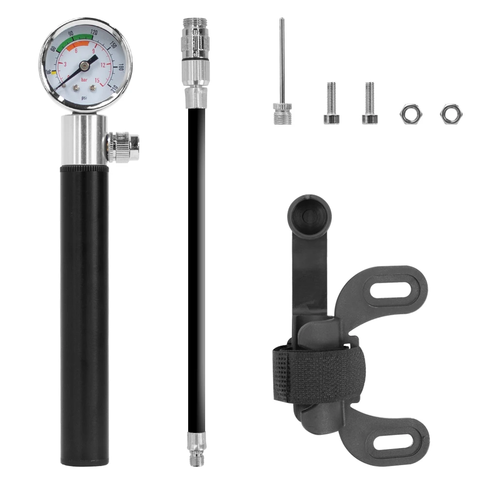 High Pressure Mini Tire Pump with Gauge for Xiaomi M365 1s Pro2  Max G30 G30D ES1 Electric Scooter Tire Hand Air Inflator Pump