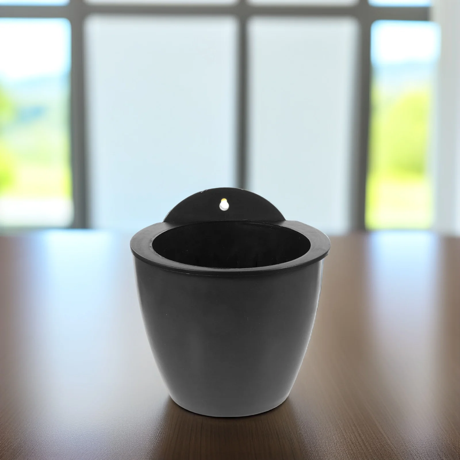 وعاء نباتات ذاتي السقي على الحائط، وعاء زهور بلاستيكي خفيف الوزن يمتص تلقائيًا للأماكن الداخلية والخارجية #4