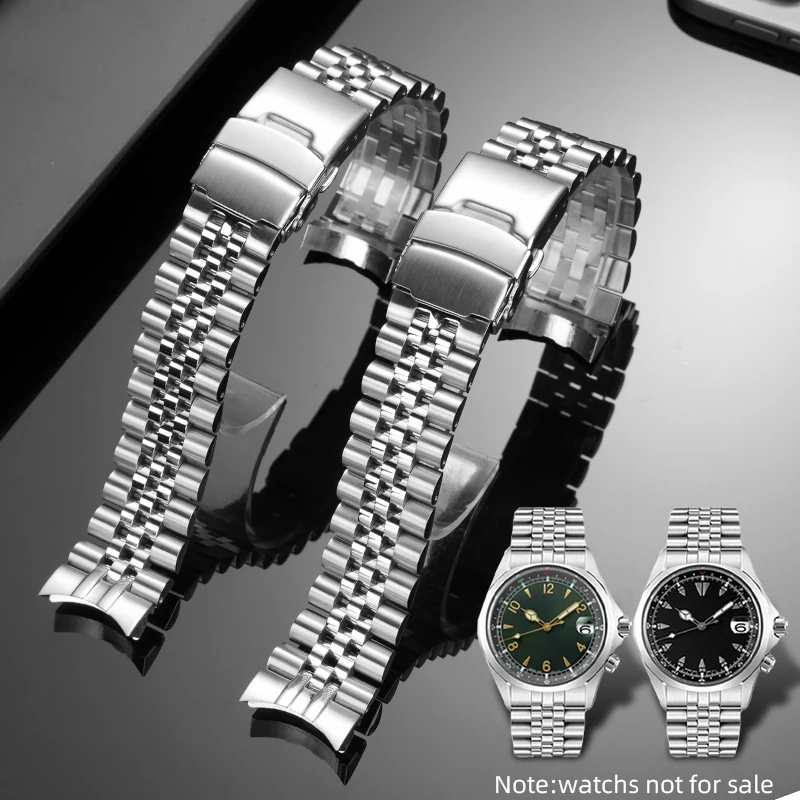 

Браслет из нержавеющей стали для часов Seiko SBDC/SPB sbdc089/087/091/135 SPB121J1/119/123 sarb017, 20 мм, с изогнутым концом, цельный, мужской, 20 мм