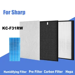 HEPA filter FZ-F30HFE Carbon filter FZ-F30DFE for Sharp Air Cleaner Model KC-F31RW