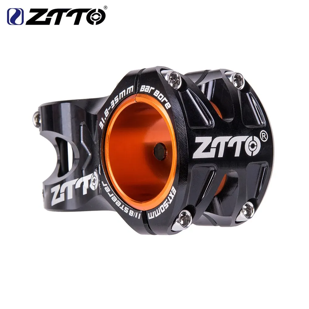 ZTTO MTB 50mm Stem CNC 35mm 31.8mm Handlebar Bicycle Ultralight 0 Degree Durable King DH AM Enduro 28.6mm Steerer Mountain Bike