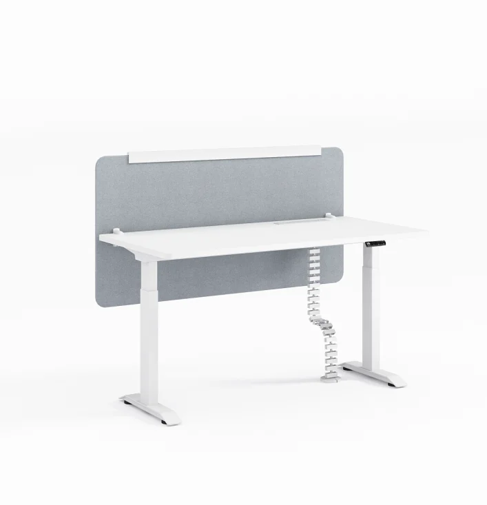 Dual Motor 2 Legs Shape L Table Electric Sit Stand Desk Wood Adjustable Height Standing Desk Laptop Gaming Work Table Ergonomic