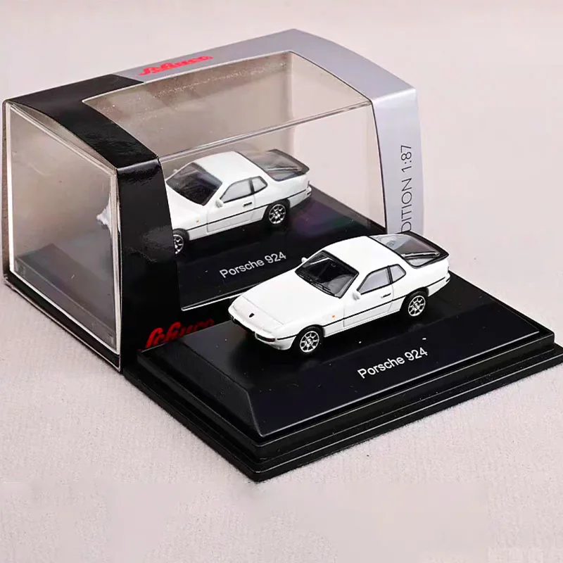 Diecast 1:87 Scale Porsche 911 R 924 Sports Car Simulation Alloy Car Model Static Display Collectible Gift Souvenir Decoration