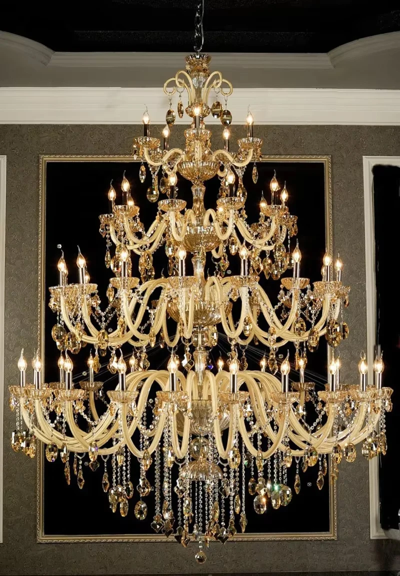 

Large Home led Crystal Chandeliers Lighting Contemporary Living Room Chandelier Modern Large Dining Room Pendant Light Fixtures