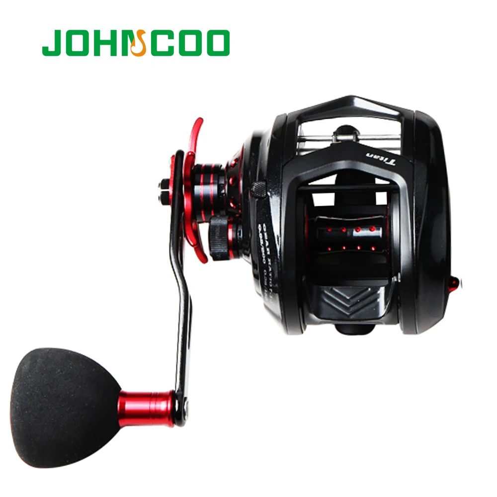 Johncoo Fishing Reel For Big Game 12kg Aluminium Alloy Body Max Power ,7.1:1 for light jigging reel Casting fishing reel 11+1