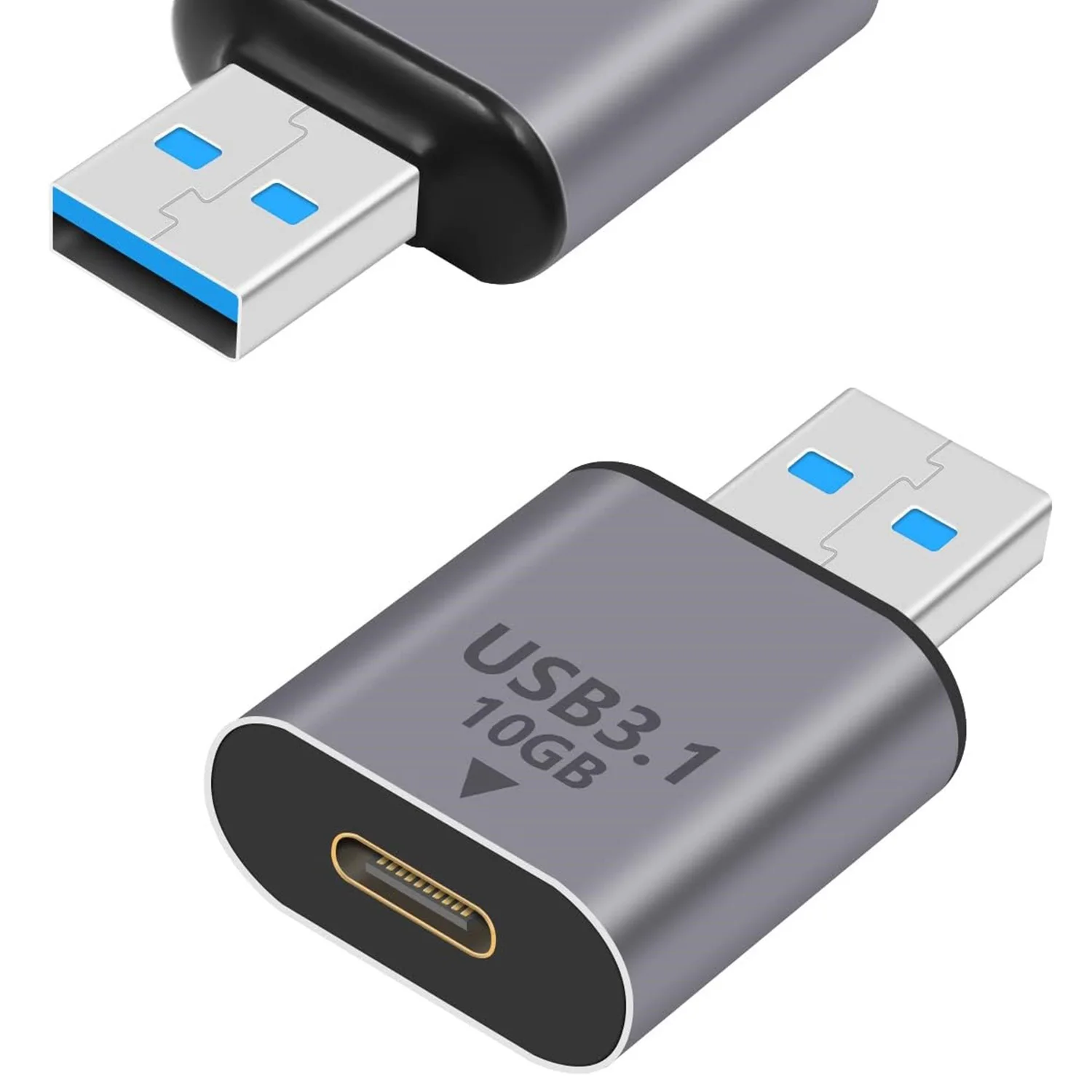 USB 3.1 Type C Female to USB 3.0 Type A Male 10Gbps Charger Converter OTG Fast Charging Adapter