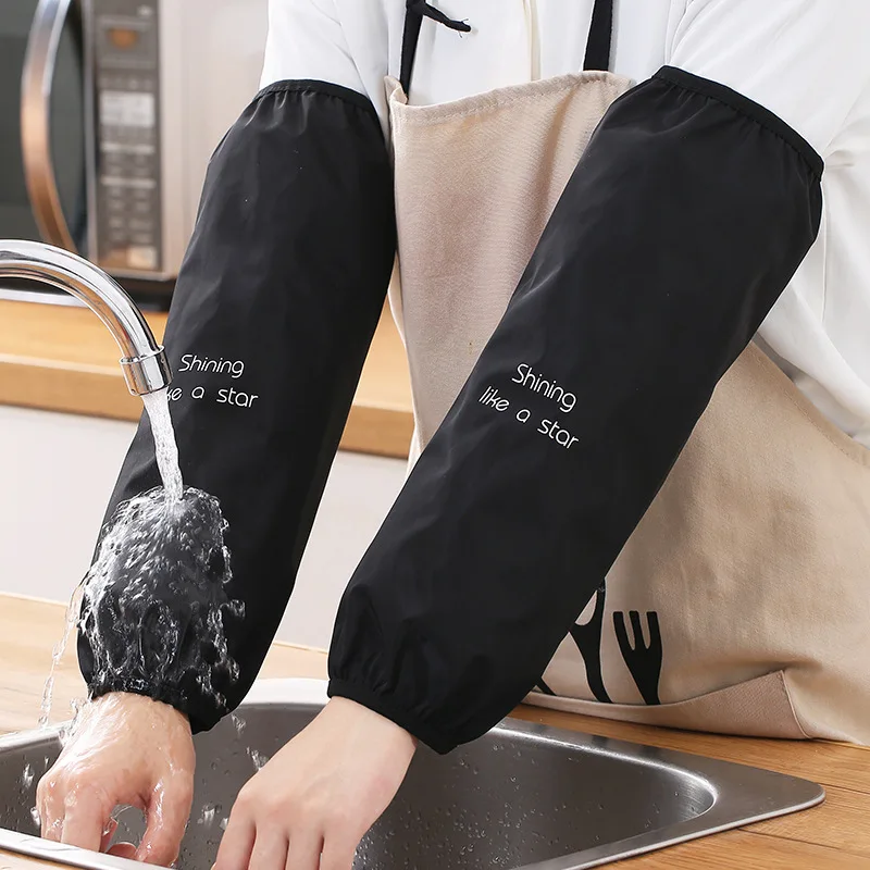 

36*17cm Waterproof Oversleeves Housework Cleaning Anti-Dirty Sleeve Sleeve Cuff Protection Kitchen Apron Accessories