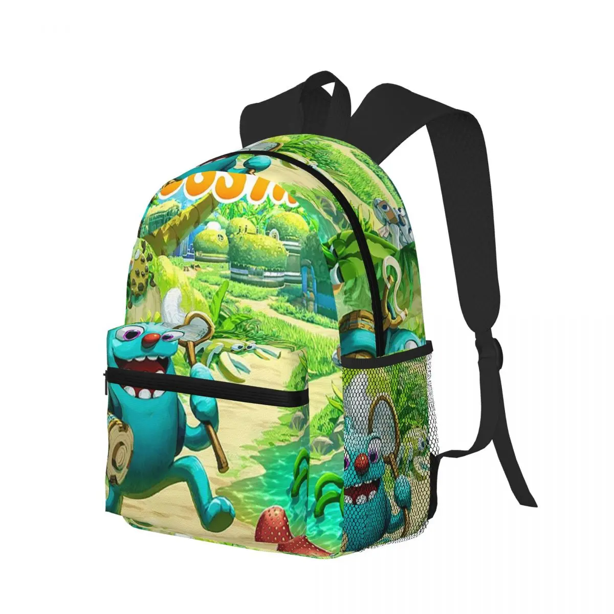Bugsnax Game Poster Student Backpack School Bag Hiking Travel Daypack for Men Women Bookbag Shoulder Bags