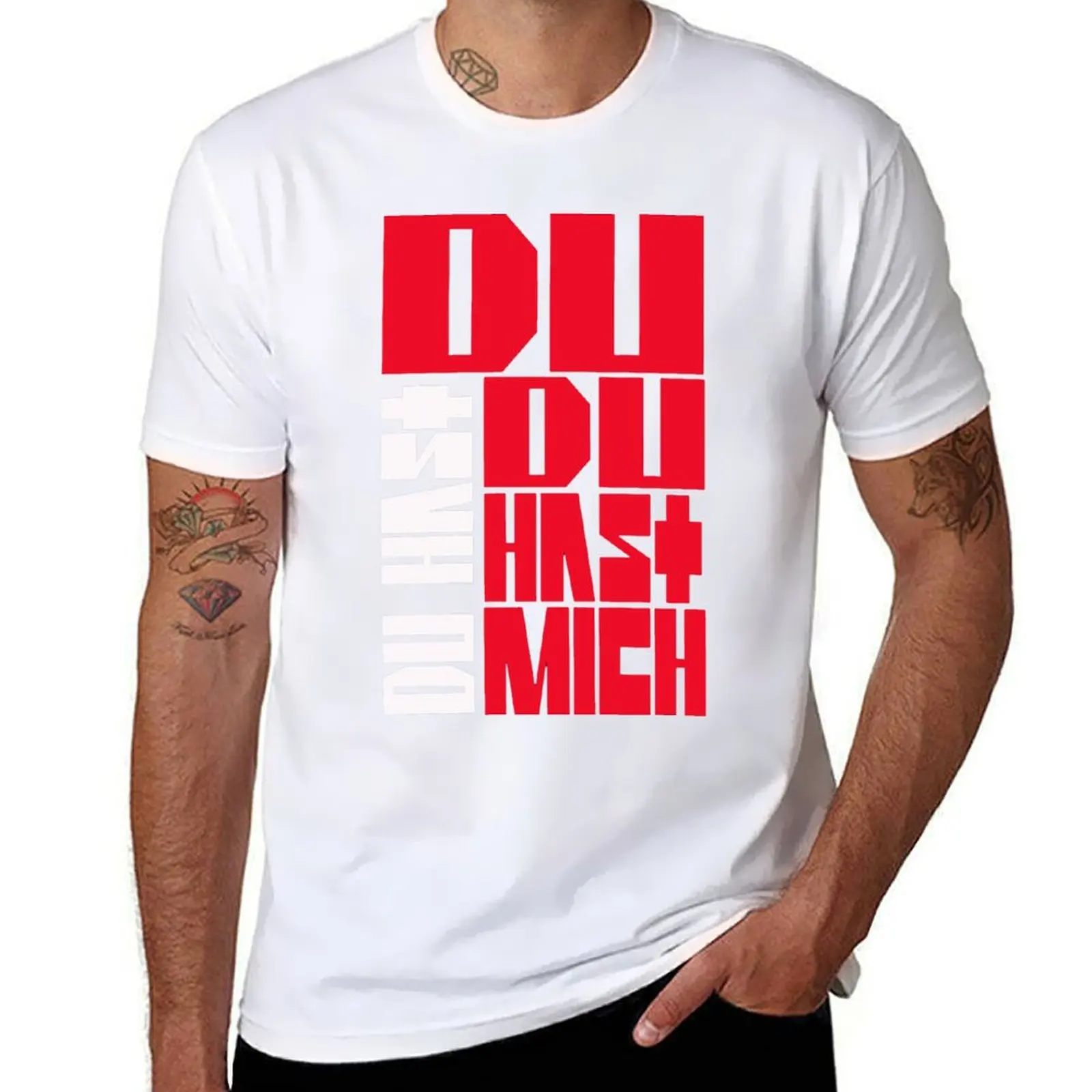 

DU HAST T-Shirt t shirt man casual t shirts for man cotton T-Shirt