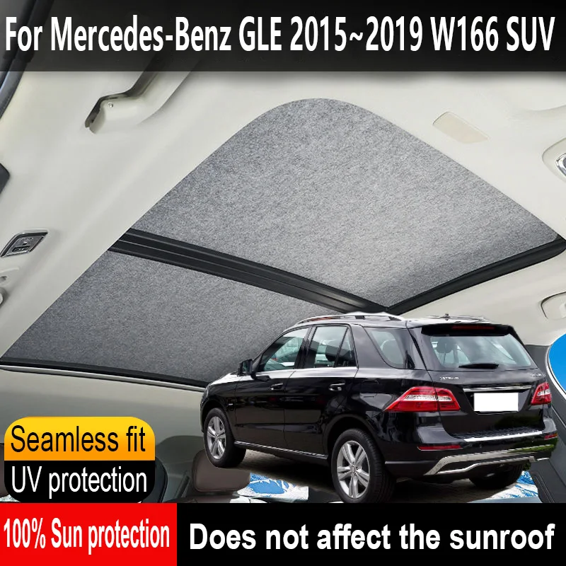 Car Sunroof Insulation Roof Visor For Mercedes-Benz GLE 2015~2019