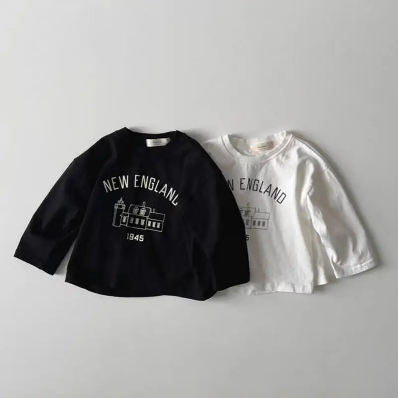 

2025 Autumn New Baby Long Sleeve T Shirts Cotton Girls Cartoon Print Bottoming Shirts Infant Boys Casual Tops Toddler Clothes