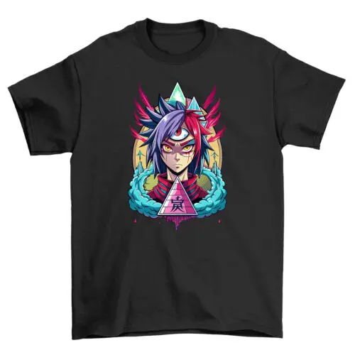 Anime All Seeing Eye T-shirt - A Mystical Must-Have! Unleash Your Inner Anime En