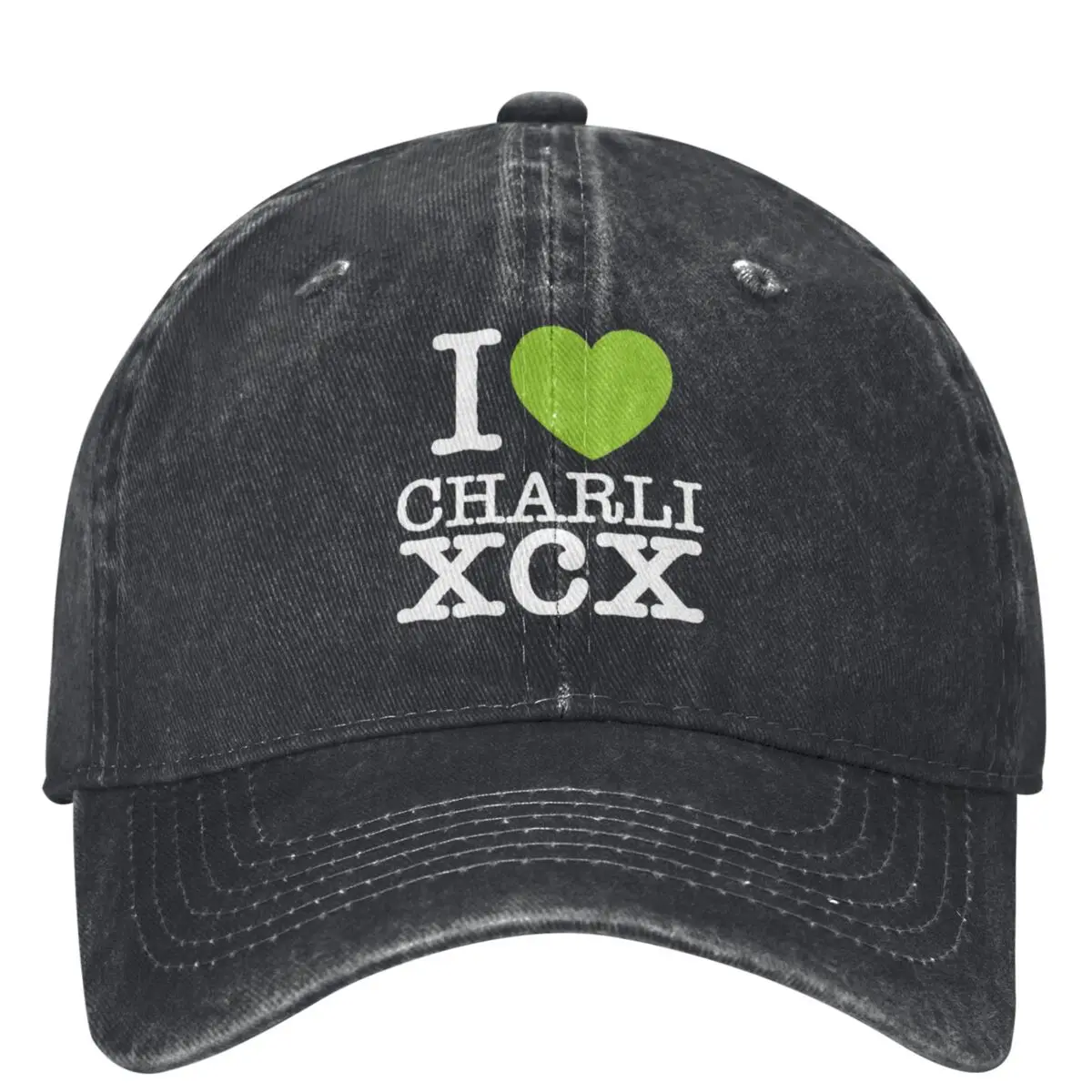 

Men Women I Love Charli XCX Brat 2024 New Album Baseball Caps Retro Distressed Cotton Tour 2024 Snapback Hat Adjustable