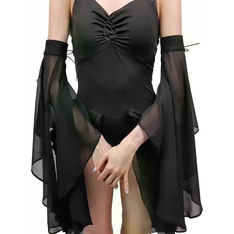 1 زوج النساء واقية من الشمس طويلة انفصال الأكمام بسيطة الزخرفية تول شير مدفئات للذراع لحفل الزفاف أو ارتداء اليومي اكسسوارات