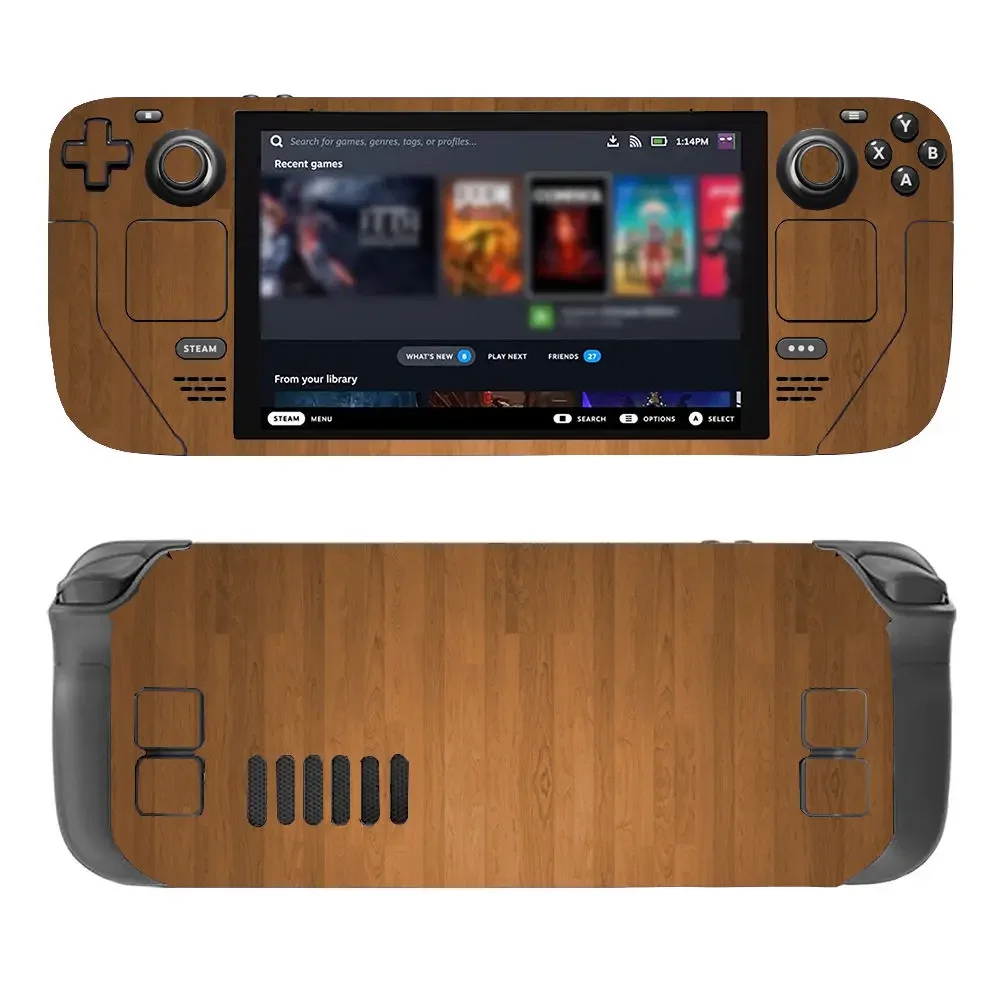 Wood designs Skin Sticker Decal Cover for Steam Deck Console Skins Vinyl