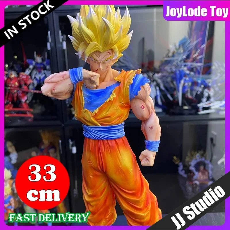 

Коллекционная фигурка JJ Studio 33 см Dragon Ball Z: Сон Гоку (SSJ2 Супер Сайян 2) из ПВХ, модель-статуэтка, игрушка, подарок, в наличии