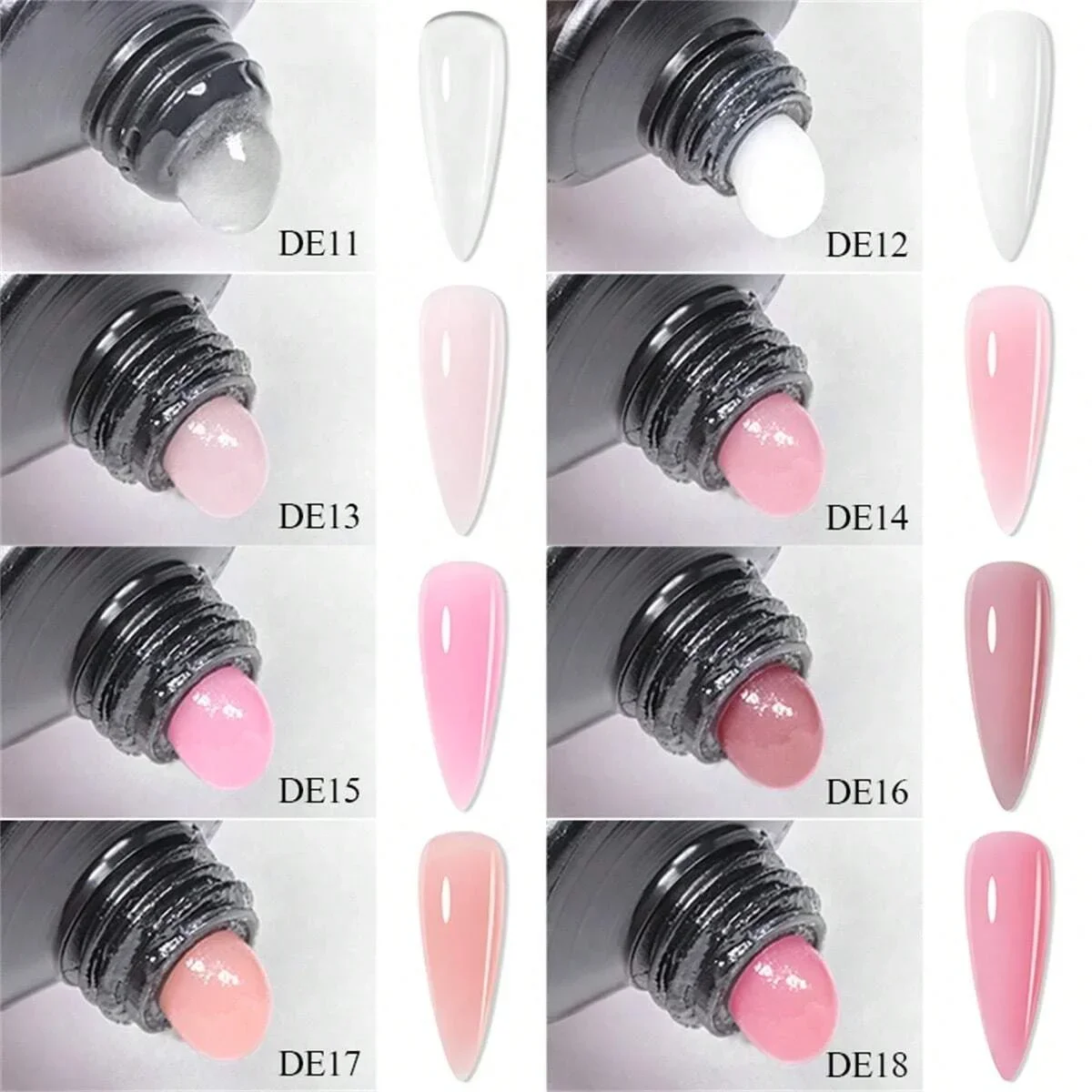 13 stücke Schnell Verlängerung Gel Nagellack Set Klar Rosa Nagel UV Gel Spitze Form Acryl Pinsel Kit Mit Nagel verlängerung Formen Maniküre