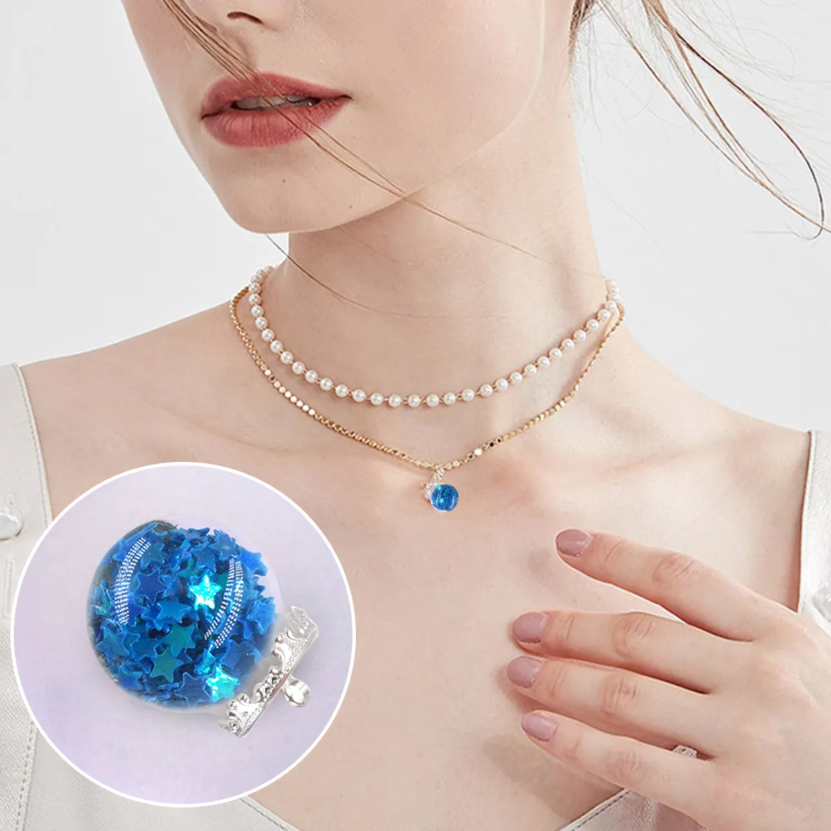 30Pcs Empty Mini Glass Ball DIY Pendant Supplies Premium Handmade Clear Hollow Sphere for Jewelry Crafting Family Activity