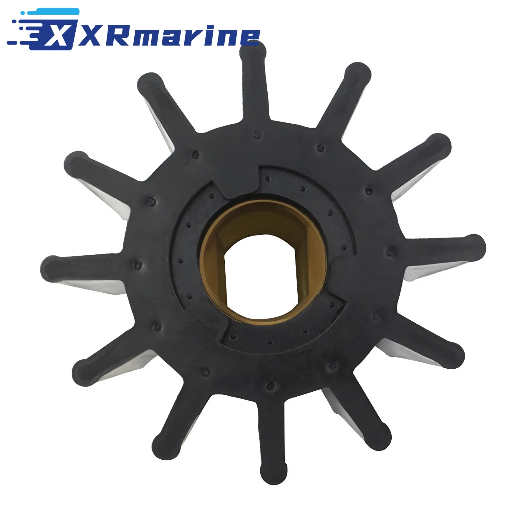 Flexible Water Pump Impeller Fits Jabsco 17370-0001 Replaces Cummins 217308 3008503 DJ Pump 088-1201 8927570 8926567
