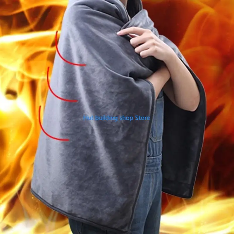 

T21C USB Heated Shawl Wrap Electric Heating with Controller Washable for Office Use