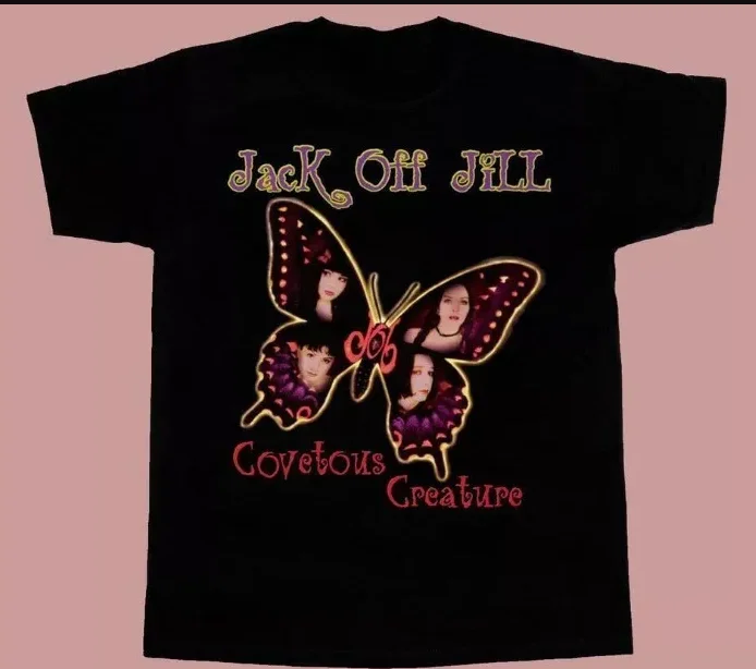 

Футболка Jack Off Jill, хлопковая черная рубашка унисекс в полный размер, подарок маме