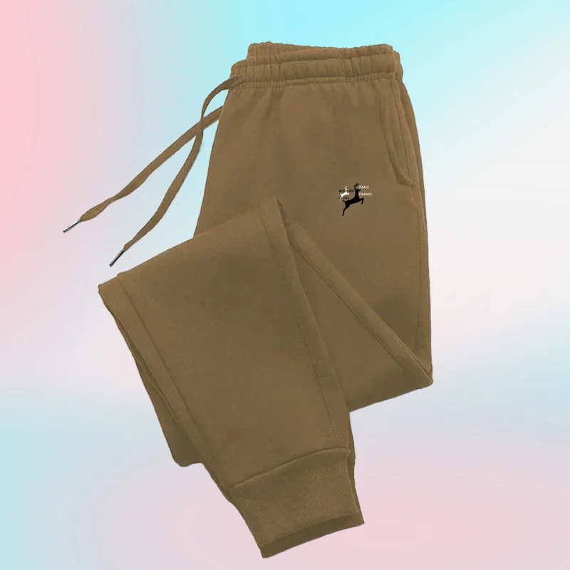 Celana Olahraga Kasual Pria Celana Fleece Olahraga Pria Celana Latihan Lari Gym Kebugaran Celana Olahraga Streetwear