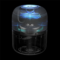 Electric Garlic Chopper, USB Rechargeable Mini Food Processor,250Ml Electric Garlic Chopper Portable Vegetable Mincer-A77G